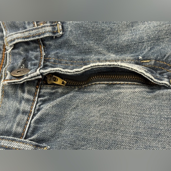 Bullhead Slim Straight Blue Denim Jeans, Men’s Size 33x32, Zip-Fly, Medium Wash - Picture 8 of 14